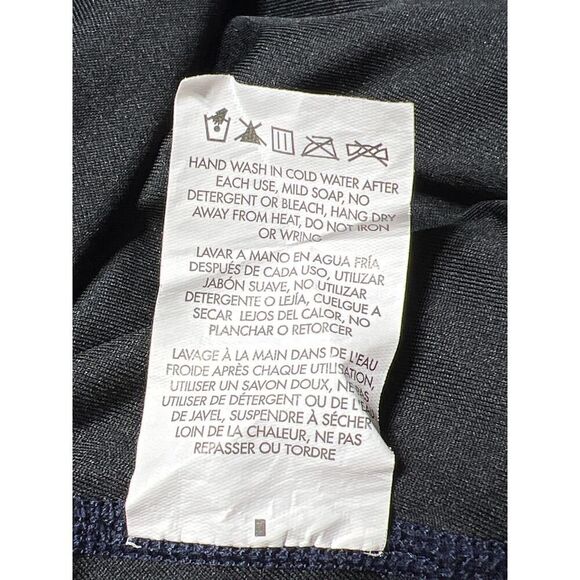 TYR womans Solid Maxfit Swimsuit Size 42 Navy Blue - Picture 8 of 10